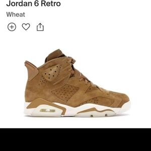 2017 LIMITED "Wheat" Retro Jordan 6's - Size 11, DEADSTOCK, NEVER WORN -$250/OBO